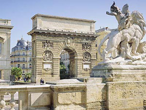 L'Arc de Triomphe à Montpellier